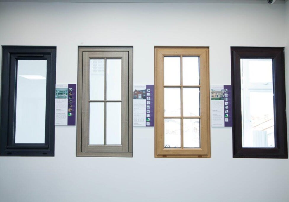 Coloured-PVCu-windows Coloured PVCu window