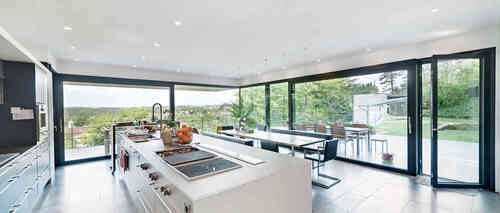 Schueco aluminium windows and doors with upvc